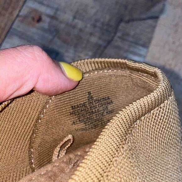 Old navy knit almond toe ballet flats tan - Picture 6 of 9